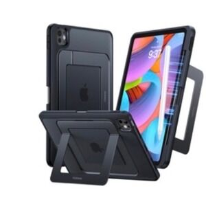 TORRAS Ostand K1 Guardian Case for iPad Pro 11 inch Black Kickstand Cover